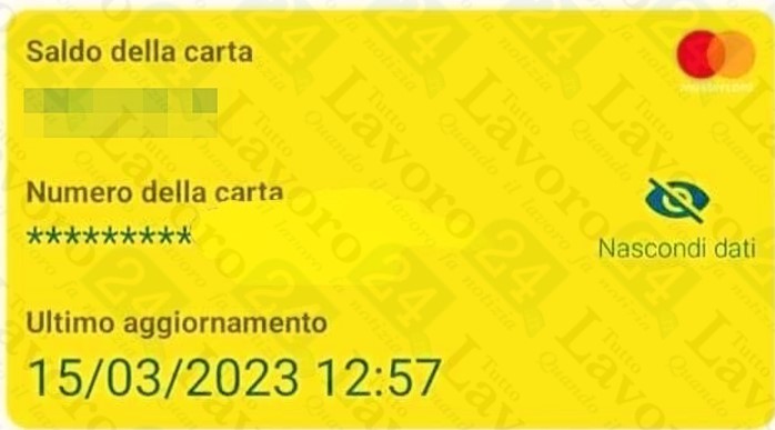 Reddito di Cittadinanza marzo 2023 c è la nuova Ricarica su Postepay