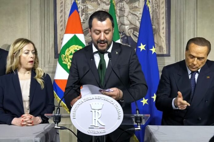 Centro destra meloni salvini