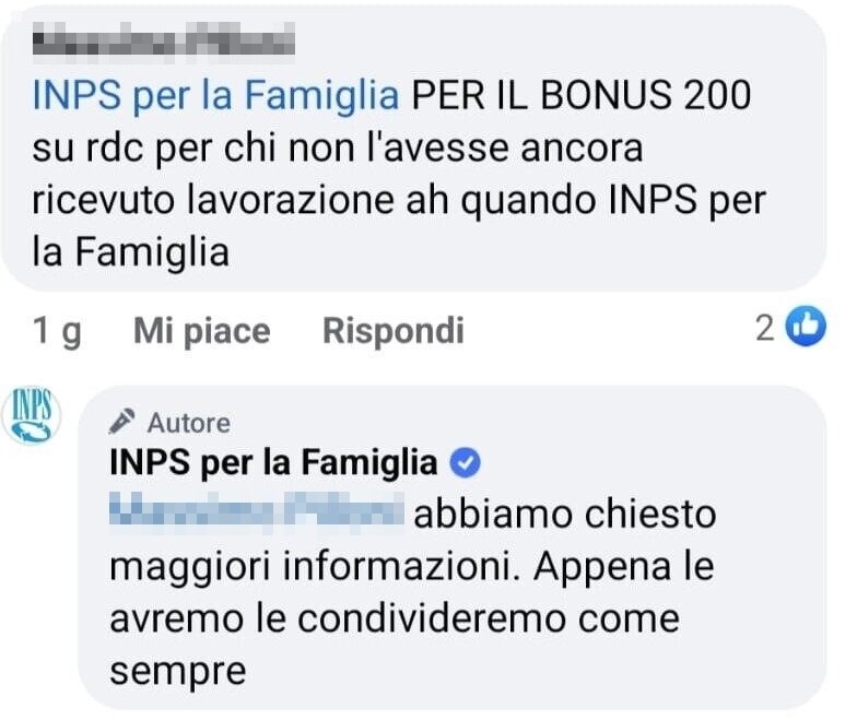 Bonus 200 Euro Su RdC, Perché Non Arriva? Ultima ‘promessa’ INPS ...