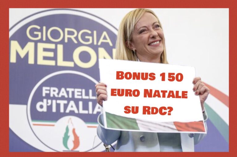 Nuovo Bonus 150 Euro Natale Meloni: Arriva Anche Ai Percettori RdC ...