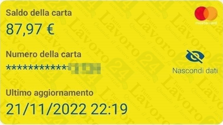 assegno unico su rdc novembre