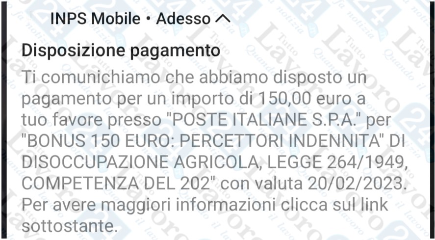 bonus 150 euro