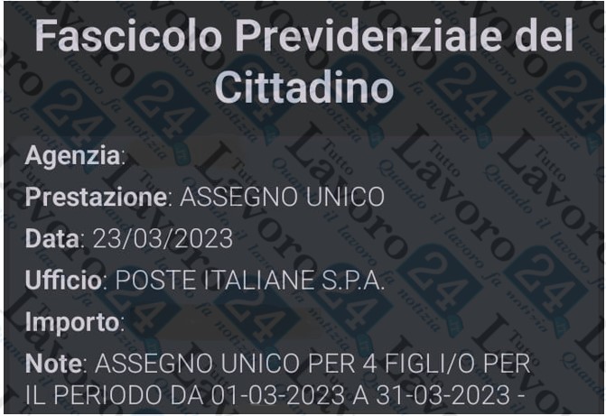 assegno unico marzo 2023