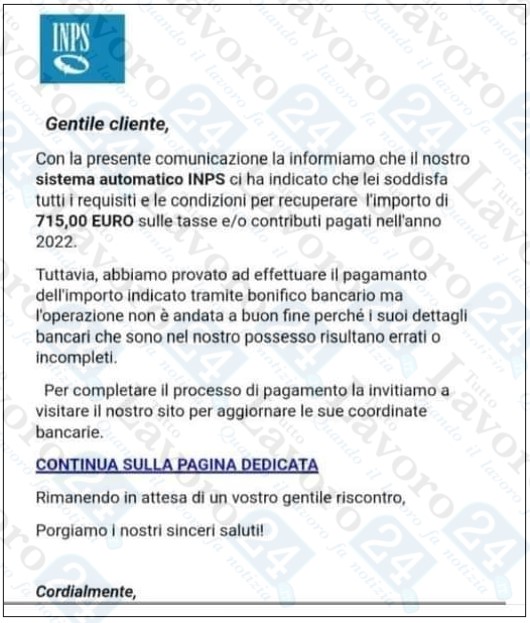 truffa inps