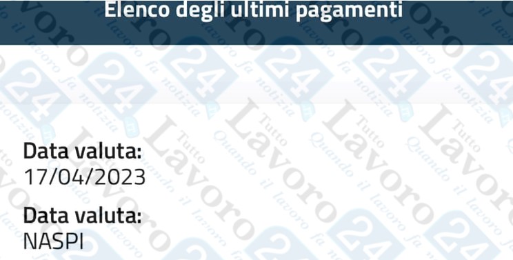 naspi aprile 2023