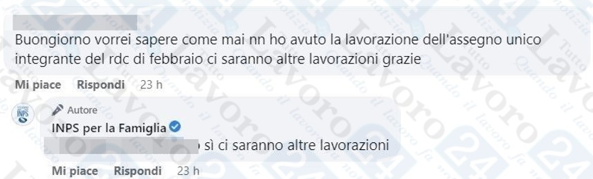 assegno unico su rdc