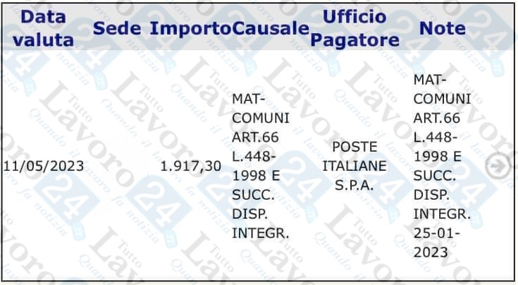 maternità comuni maggio 2023