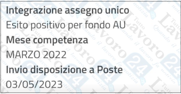 conguagli assegno unico su rdc
