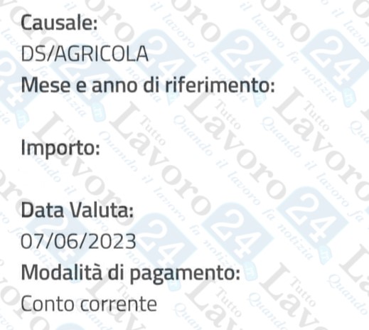 disoccupazione agricola 2023
