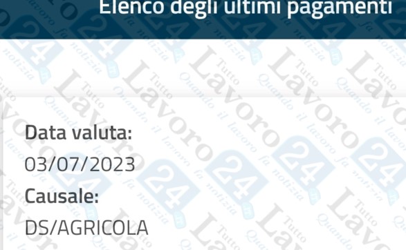disoccupazione agricola 2023
