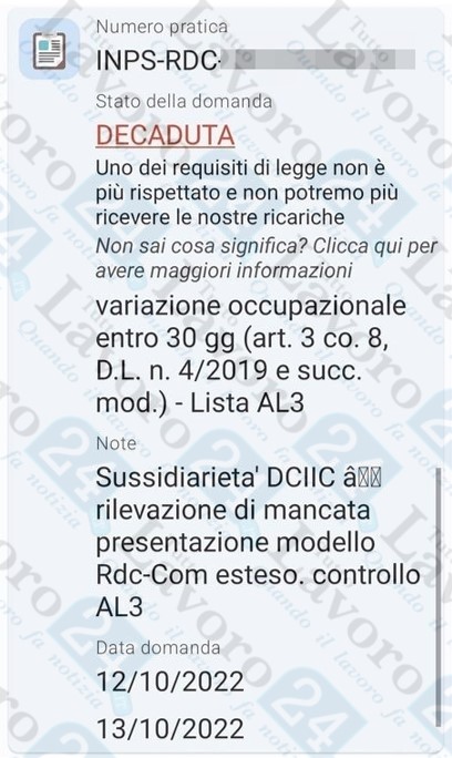 rdc decaduto giugno