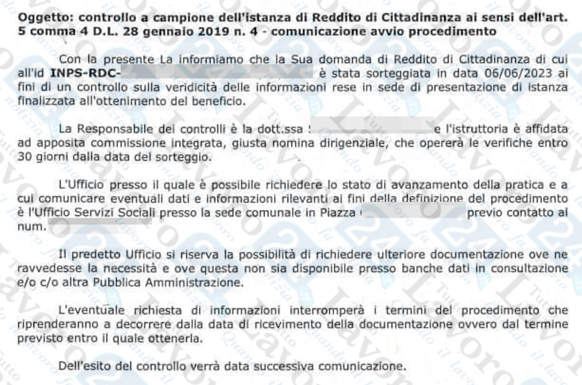 controlli reddito di cittadinanza