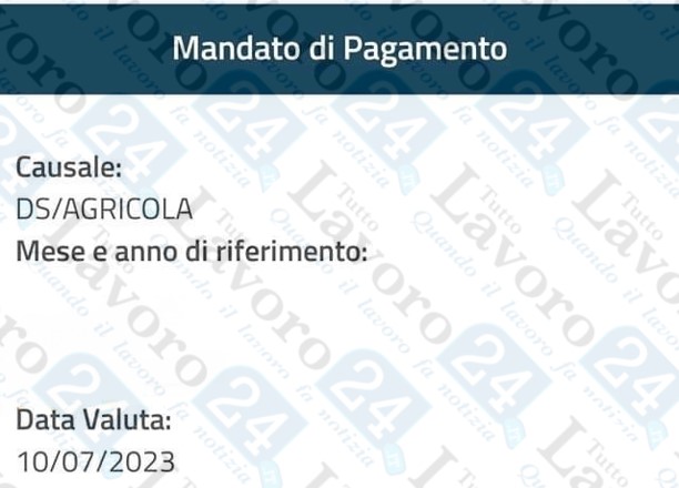 disoccupazione agricola 2023