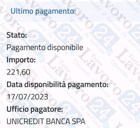 assegno unico luglio 2023