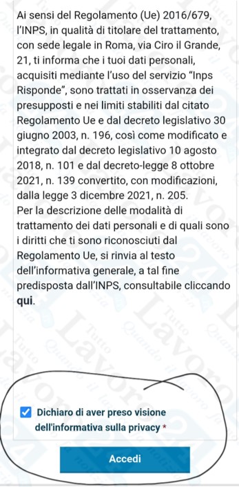 inps risponde