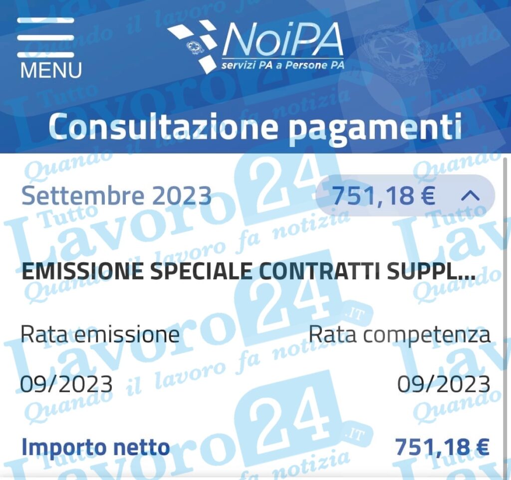 Emissione Speciale NoiPA, Quando Esce Cedolino Di Settembre ...