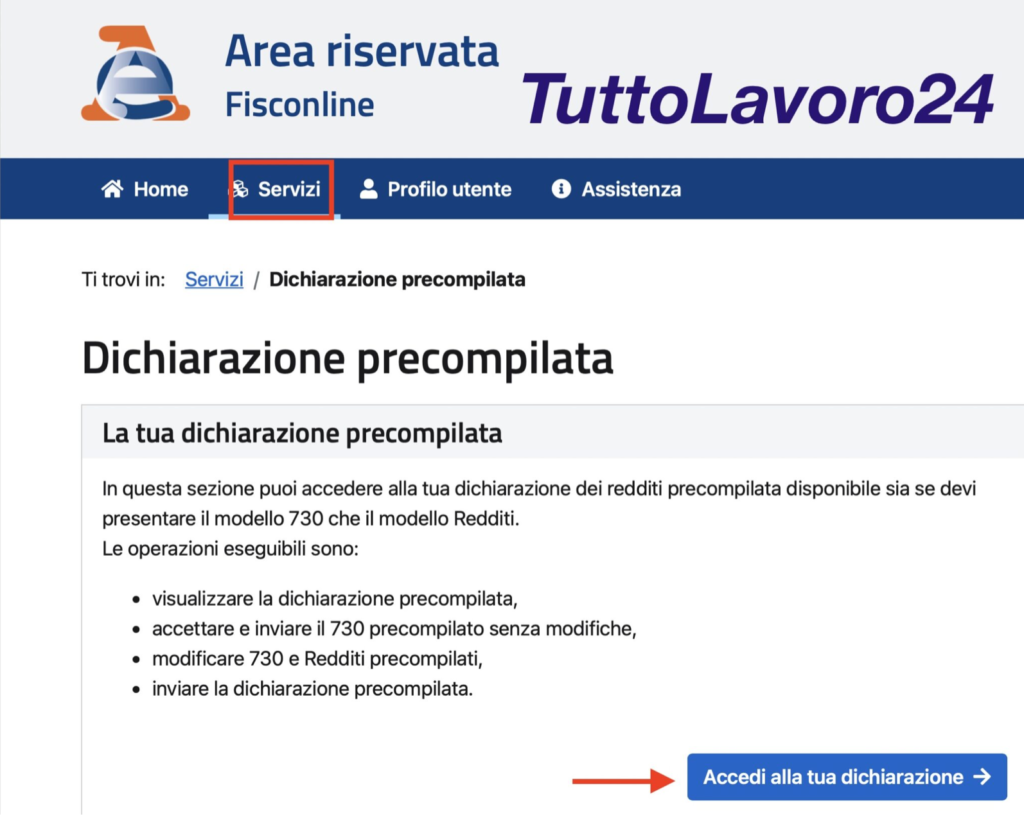 730/2023 Precompilato Ultimi Giorni: Come Accedere [GUIDA] - TuttoLavoro24