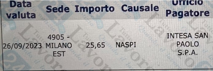 naspi settembre 2023
