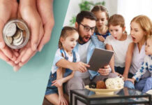 Famiglia soldi figli