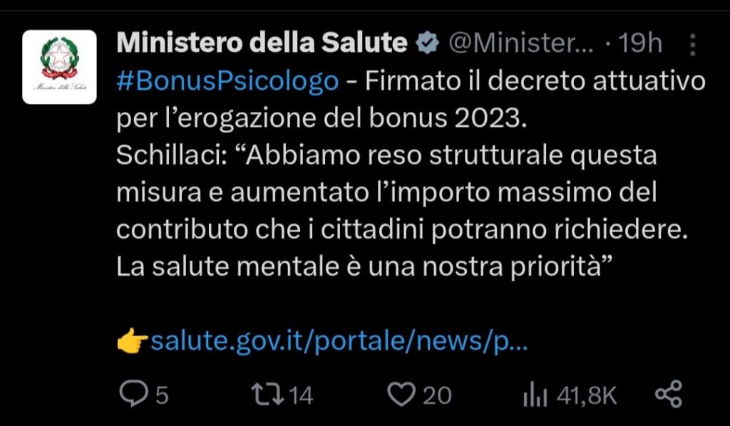 bonus psicologo 2023