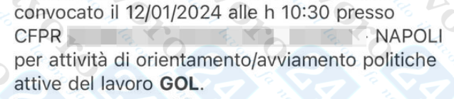 convocazione percettore naspi