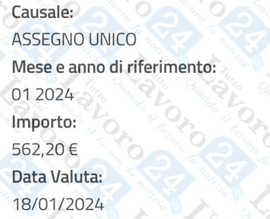 assegno unico