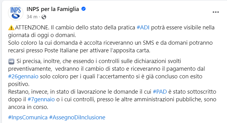 assegno di inclusione