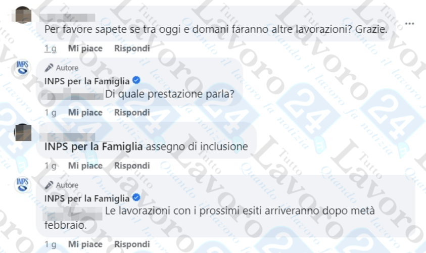 pagamenti assegno di inclusione