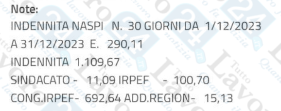 conguaglio naspi