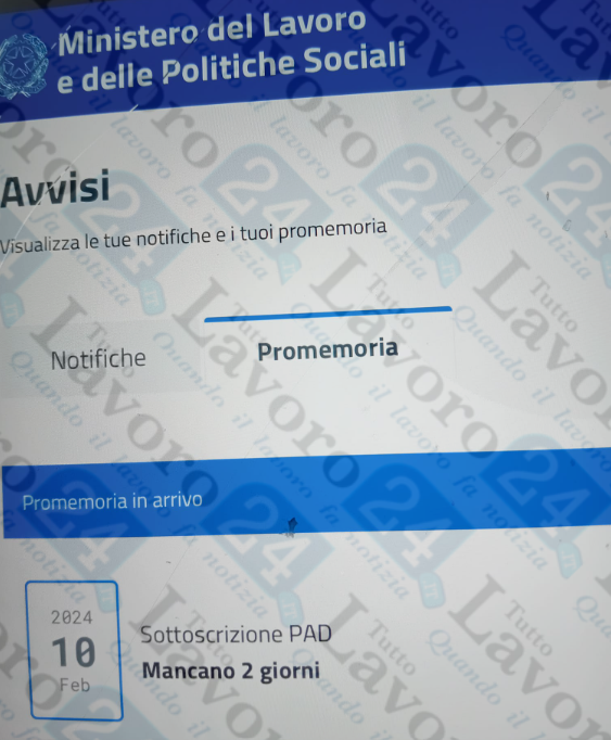 sottoscrizione PAD