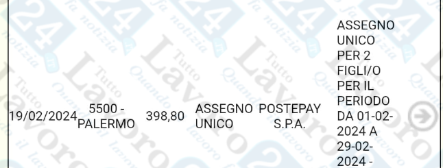 assegno unico