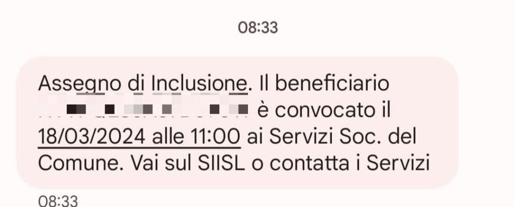 convocazioni servizi sociali