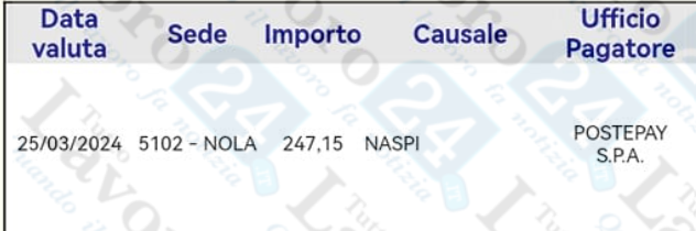 naspi marzo