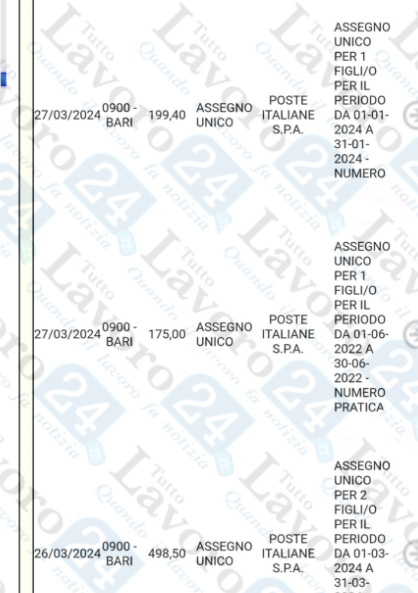 assegno unico