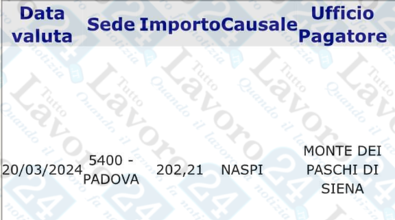 naspi marzo