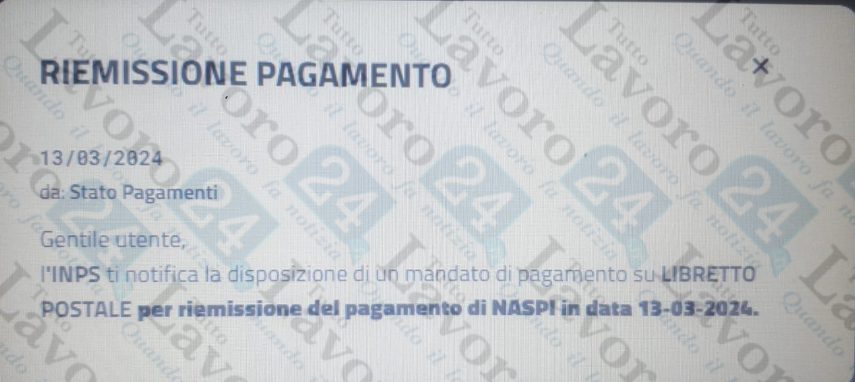 riemissione naspi