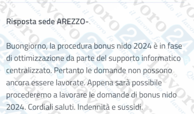 bonus nido