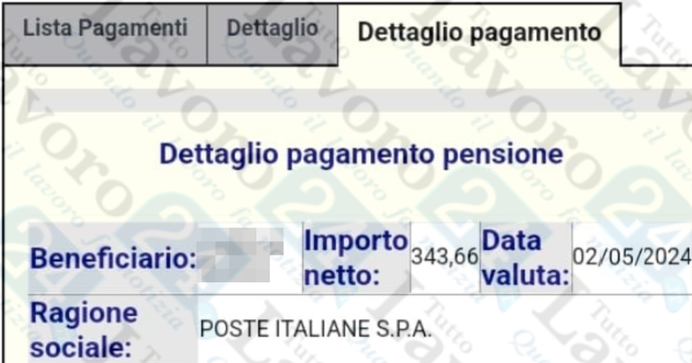 pensione maggio