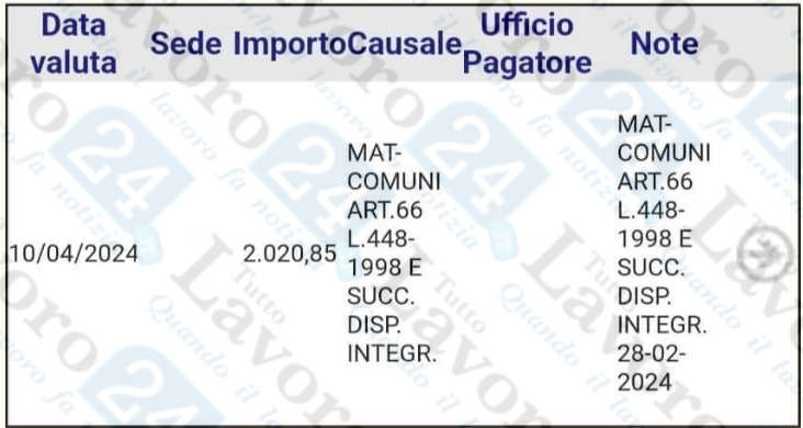 assegno maternità comunale