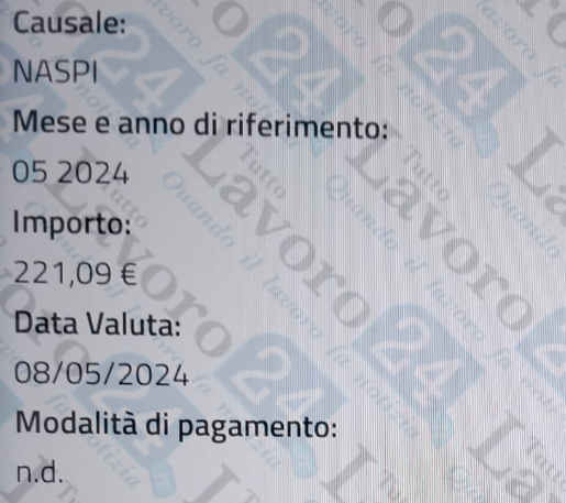 naspi maggio