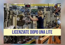 Lite in reparto, licenziate 2 metalmeccaniche. Cosa prevede il CCNL
