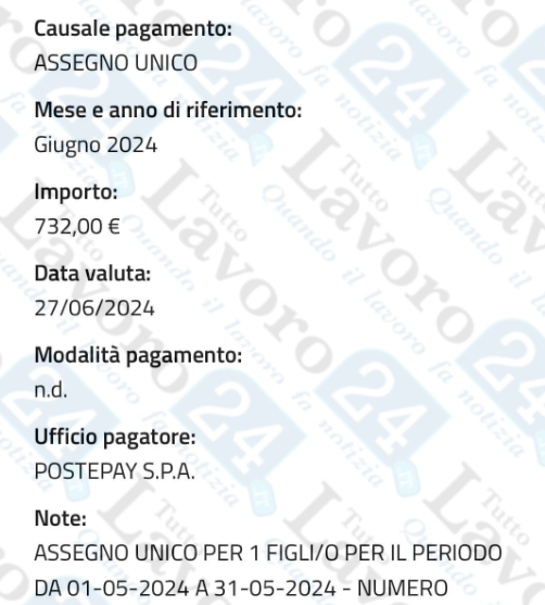 assegno unico