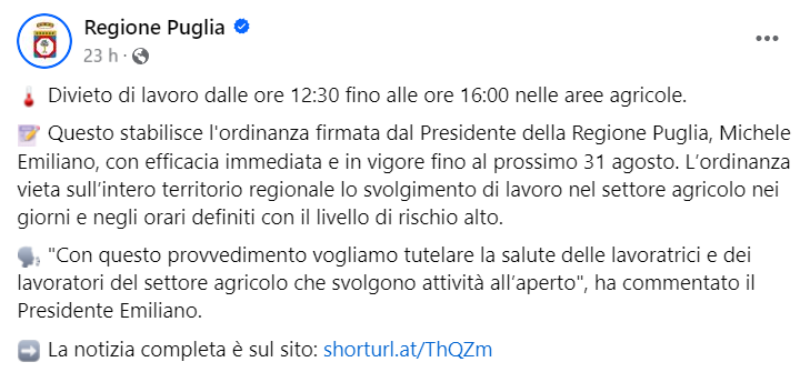 lavoro agricolo puglia