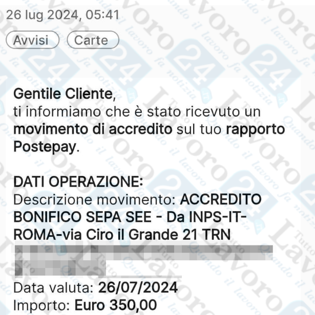 supporto formazione e lavoro luglio