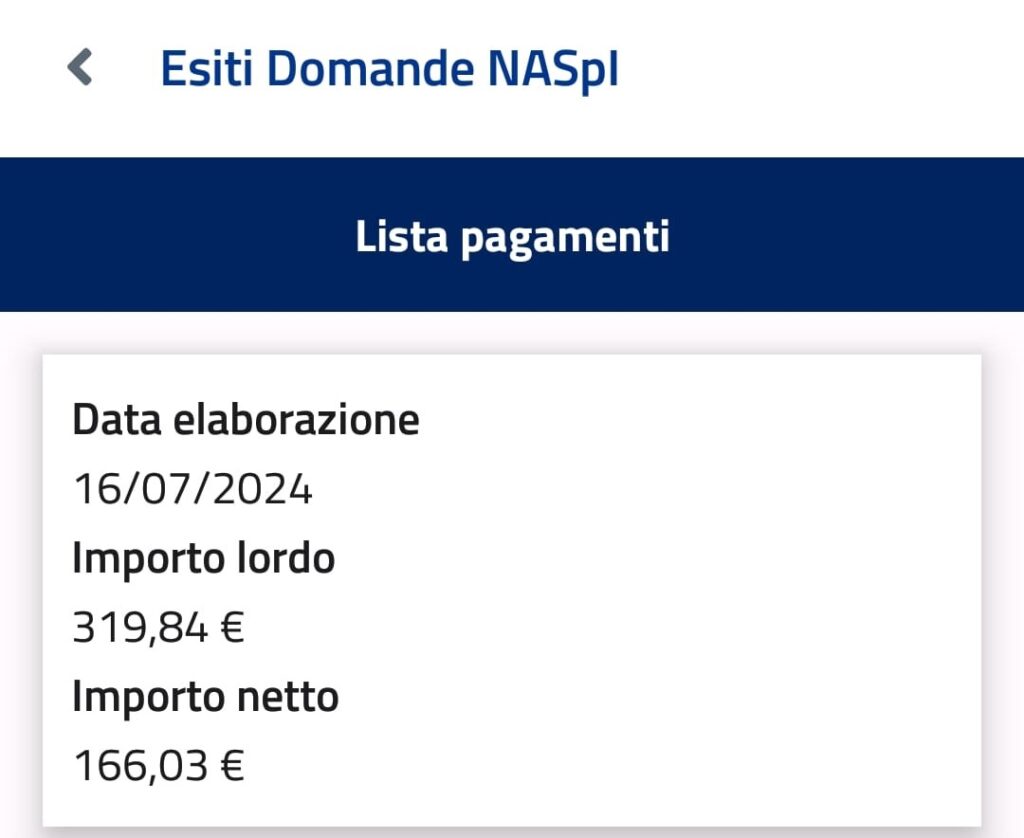 naspi luglio