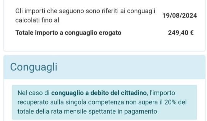 conguagli assegno unico