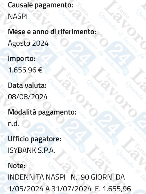 naspi agosto