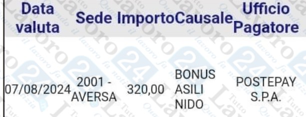 bonus nido agosto