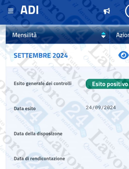 assegno di inclusione settembre