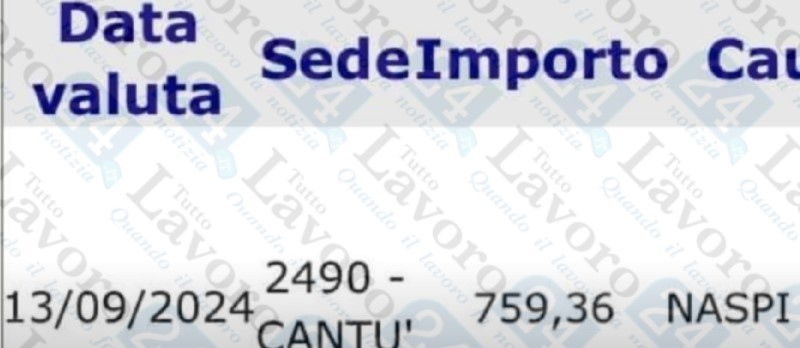 naspi settembre